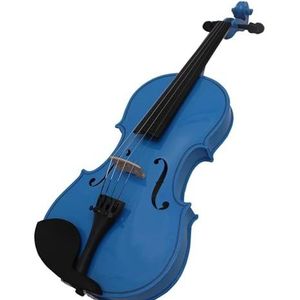 Beginner Viool Violin 4/4 Popularize Beginner Novice Set Blue Violin Solid Wood Maple Panel Fiddle With Accessory (Color : 4/4 Violin set)