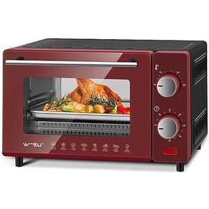 WOLTU Mini-Brood Pizza-Oven 12 liter, Geroosterde Mini-oven met Timer 100-250 ℃ 800W, BF10rsz