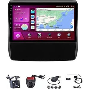 Android Autoradio Video Multimedia Speler, 9 Inch Touch Screen Radio Plug And Play Autotoebehoren met Bluetooth En Navigatie En Achteruitrijcamera Voor Subaru Forester 5 Impreza 5 2019-2021(M700S 4G