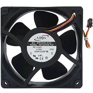 AD1224HB-F52 power cabinet dedicated cooling fan 12038 DC24V 0.32A 3-wire alarm output signal
