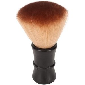 Baard Schuimende Borstel, Houten Handvat Verwijder Resten Huidvriendelijke Heren Baard Schuimende Borstel voor Thuisgebruik (zwart)