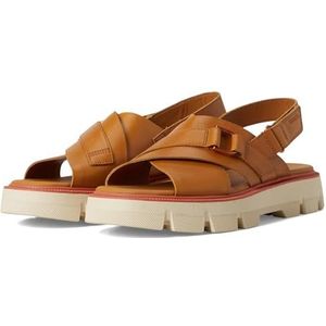 Sorel Hedendaagse sandaal voor dames, Canyon Goud/Gebleekt Keramiek, 37.5 EU