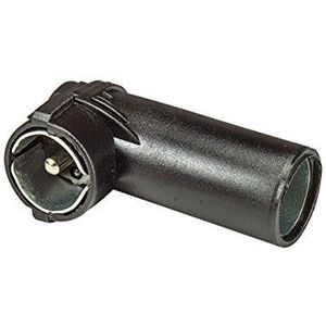 tomzz Audio 1500-003 antenneadapter DIN 150 OHM op ISO 50 OHM oud op nieuw, hoekstekker, kunststof mantel