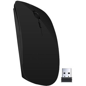 UrChoiceLtd® Nieuwe 2,4 GHz Draadloze Muis Slanke 1600 DPI Draadloze USB Optische Ergonomische Mini Muizen Voor PC Laptop Computer