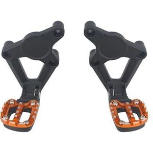 voetsteunen motorfiets Motorfiets Terug Vouwen Achter Voetsteunen Voetsteun Passagier Pedaal Rearsets Voor XADV Voor X-ADV 750 Voor XADV750 Voor X ADV 750 2017-2022 Motorfiets Voetsteun(Oranje)