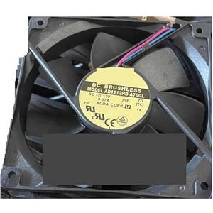Voor ADDA AD1212HB-A76GL DC 12V 0,37A 120x120x25mm 3-draads serverkoelventilator
