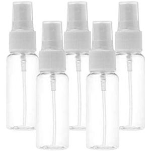 5Pcs Transparante Navulbare Lege Verstuiver Hervulbare Fijne Mist Spuit 30ml