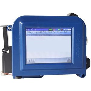 Mini Datum Inkjet Printer Handheld Coder Draagbare Kleine 12.7MM Markering Fles Cap Tekst Platte Codering Machine Gevoelige Touch Screen Gebruiksvriendelijk