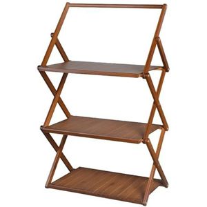 Opvouwbare boekenplank, geen montageplank - Geen montage opbergrek | Standrek voor keuken, opbergplank voor kelder, bijkeuken, gebruik binnen en buiten Bbauer