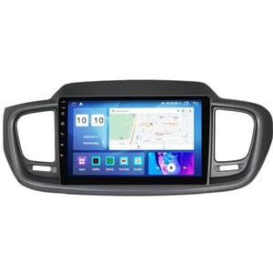 9"" Touch Car Stereo Radio DAB Head Unit GPS Navigatie voor KIA Sorento2014-2017 Android 12 Autoradio Ingebouwde CarAutoPlay Achteruitrijcamera Ondersteuning DSP Bluetooth USB android auto (Size : 4+W