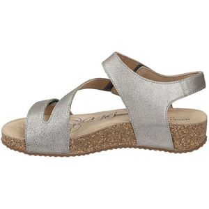 Josef Seibel Tonga 25 Sandalen voor dames, Zilver Cristal 657, 39.5 EU