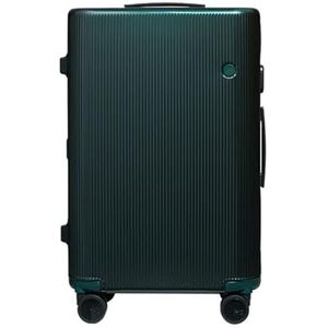 Koffer Koffers Compressiebestendig Slijtvaste Harde Bagage TSA-codeslot Geen Ritssluiting Bagage (Color : A, Size : 20inch)