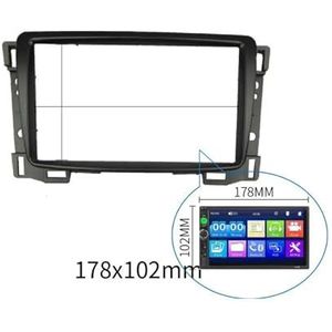 Autoradioframe Voor Voor Sail 2010+ Autoradio Dashboard Dubbel 2 Din DVD GPS Stereo Speler Paneel Dashboard Montage Trim Kit Refit Frame Bezel(178X102mm)