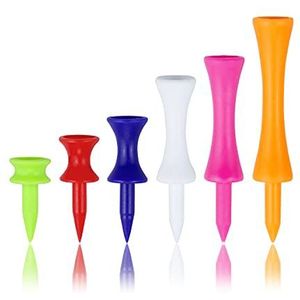 Zivisk Plastic Golf Tees Gemengde Grootte Kasteel Tees Golf 120 Count 25mm, 32mm, 38mm, 51mm, 57mm, 70mm