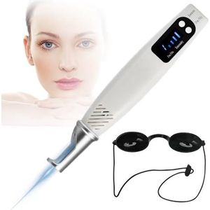 Pen Voor Het Verwijderen Van Huiduitsteeksels - Blauw/Rood Licht, Picoseconde Laserpen Met Bril - 9 Standen / 4 Niveaus, Voor Pigment, Littekens, Moedervlekken, Sproeten,Blue