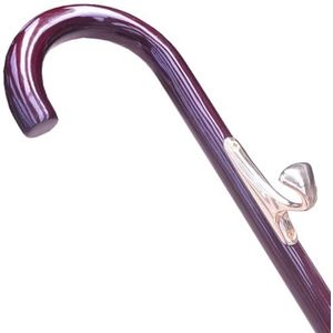 Wandelstokken, De Lichtgewicht gebogen wandelstok for ouderen, antislip houten wandelstok met haak, praktisch(81Cm(Use Height 155 156Cm))