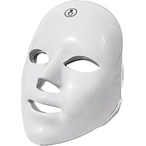 Led kleurrijke schoonheid masker, oplaadbare touch draadloze foton whitening instrument, kleurrijke licht masker (inclusief nek masker)