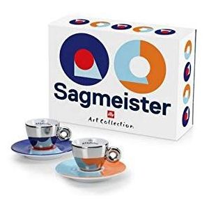 illy Art Collection Stefan Sagmeister Espressokopjes, set van 2
