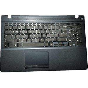 Laptop omhulsel rond toetsenbord & Toetsenbord & Touchpad Voor For Samsung 370R5E Zwart KR English Layout