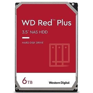 Western Digital WD60EFRX WD Red 3,5 inch NAS interne harde schijf - 5400 RPM HDD 6TB