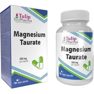 Magnesium Tauraat 2000mg Per portie 120 capsules, in Laboratorium getest, hoge dosering