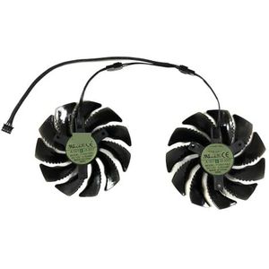 2 stuks T129215SU, PLD09210S12HH, GPU-koeler, grafische videokaartventilator, voor GIGABYTE P106-100 6G GTX 1660 GTX1650 SUPER(T129215SU)