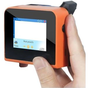 Mini Handheld Inkjet Printer 12.7mm for QR Barcode Batch Datum Nummer Logo Vervaldatum Codering Machine 25 Talen Breed printmateriaal(Non Cartridge)