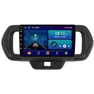 Dubbele DIN Android 14 autoradio voor Toyota Passo III 3 2016-2021 9 Duim QLED Touch screen-met Draadloze Carplay Android Auto GPS navigatie 4G WiFi Stuurwielbediening achteruitrijcamera(A,P5 4G+WIFI