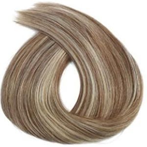 Paardenstaart, Blonde rechte paardenstaartextensies for vrouwen Paardenstaartverlenging(Dark red)