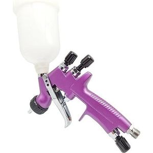 PHASZ Verfspuit 1.0/1.2Mm Nozzle Mini Spuitpistool Met Adapter 250CC Plastic Beker Reparatie Pistool Auto Schilderen Airbrush Voor schilderen Auto (Kleur : 1.2mm)