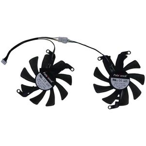 2 stuks/set T129215SU VGA-koelventilatoren voor ELSA GTX1660 Super 6GB 192-bits videokaartenventilator voor SJS GTX 1660 1660S 6G