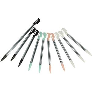 vhbw 10 x styluspen compatibel met Nintendo DSi, DSi XL, 2DS, DS Lite gameconsole, 9,6 - 12,8 cm lang, uittrekbaar