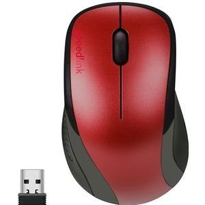 Speedlink KAPPA Mouse - draadloze muis voor kantoor, thuiskantoor en gaming - rood