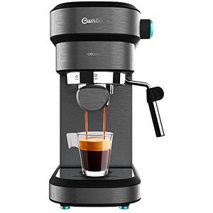Cecotec Koffiezetapparaat Express Cafelizzia 890 Dark. Espresso's en cappuccino, 1350 W, thermobloksysteem, 20 bar, automatische modus voor 1-2 koffie, draaibare stoompan, capaciteit 1,1 l