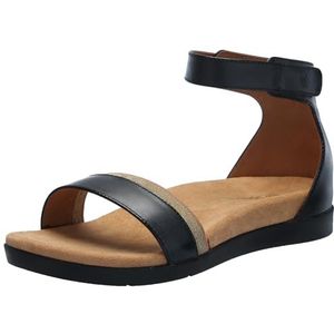 Spenco Jasmine sandaal voor dames, zwart, 4,5 UK, Zwart, 37.5 EU