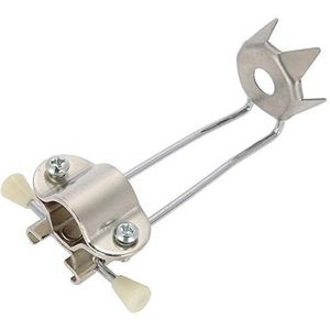 Huairdum IJsstok tip bevestiging, 4-polige zware antislip ijsgreep voor wandelstokken, trekkingstokken, opvouwbare houten krukken, bijlage