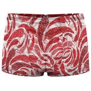 Rode Chilly Heren Boxer Slips Sexy Shorts Mesh Boxers Ondergoed Ademend Onderbroek Thong