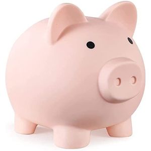 Spaarvarken Schattige spaarvarken onbreekbaar plastic geld dozen opslag speelgoed home decor geld sparen doos spaarvarken geld bank Digitale Spaarpot (Size : Small Skin Color)