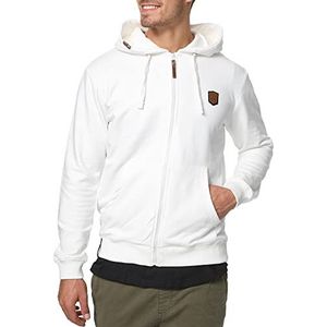 INDICODE Heren Braidwood Hoodie | Sweatjack met capuchon Offwhite M