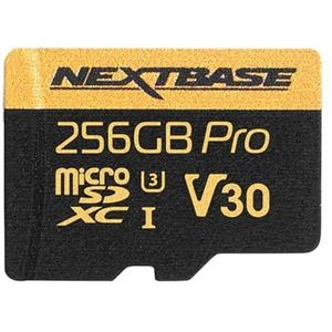 Nextbase Dash Cam 256GB U3 micro SD geheugenkaart - Met adapter - compatibel met Nextbase in auto dash cams 522GW & 622GW