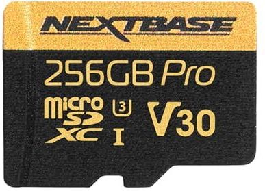 Nextbase Dash Cam 256GB U3 micro SD geheugenkaart - Met adapter - compatibel met Nextbase in auto dash cams 522GW & 622GW