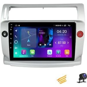 ZARAPLUS Android 13 Autoradio MP5-Speler Met Navigatie 9-inch multimediasysteem Voor Citroen C4 2004~2014 Touchscreen Car Stereo Voor 4G/WIFI/FM RDS/SWC/DSP/Android Auto/Carplay,A,NF1