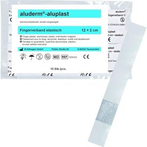 Söhngen wondpleister vingerverband aluminium aluminium plast elastisch 12 x 2 cm VE=10 stuks