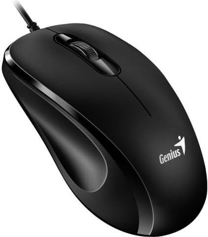 GENIUS - DX-101 - Muis - Zwart - Bedraad - Optisch - 1200DPI