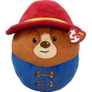 Ty Paddington Bear Squish a Boos 25,4 cm | Beanie Baby zacht pluche speelgoed | verzamelobject knuffelige knuffel knuffel