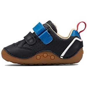 Clarks Tiny Sky Toddler Navy Leather Childrens Pre Walker Shoes 22