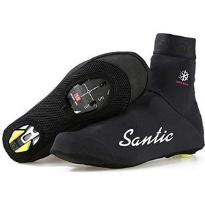 Santic Fietsoverschoenen, thermo-overschoenen, winter overschoenen, MTB, winddicht, 2 stijlen met fleece en zonder