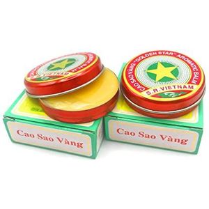 Birsppy Golden Star Balm 20g Golden Star Aromatic Balm (2x10g) - Naturheilmittel Ätherische Öle