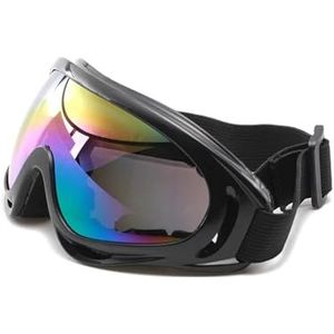 Veiligheidsbril, Sport Tactical Labor for Rider Protection Glasses Dust-proofSafety Anti-UV For Work Protective Safety Goggles(Black multicolored)