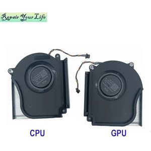 CPU GPU-koelventilator voor ASUS voor ROG voor Strix G614J G634J G614JI G614JV G634JZ G634JR JU Gaming Notebook-koeler VGA-ventilatoren DFSCK22D05883C(CPU GPU fan)